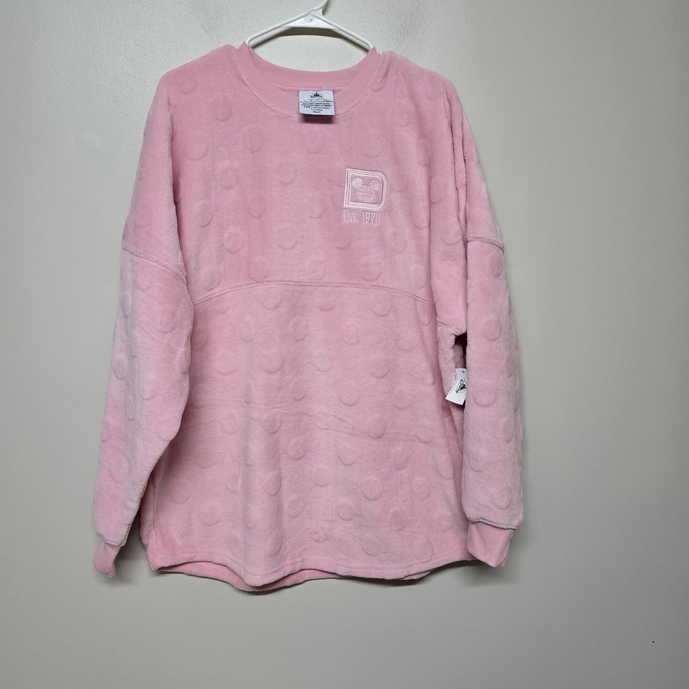 Walt Disney World Piglet Pink Spirit Jersey Fuzzy Soft Cozy Sherpa NWT Sz L